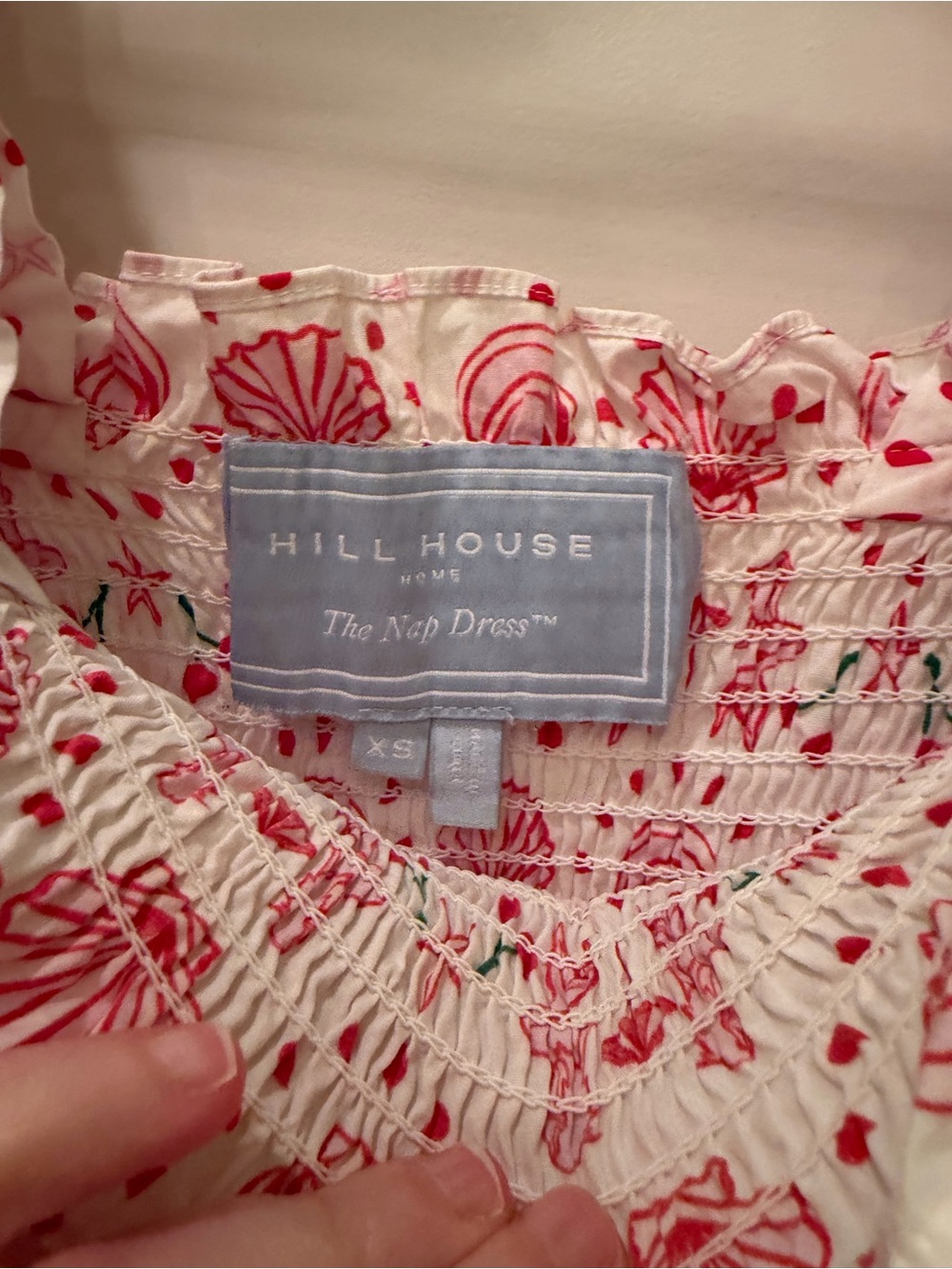 Hill House Ellie Nap Dress Mermaid Print Size XS - Picture 11 of 13